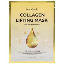 Hanganic Large Size Collagen Lifting Mask Pack 30ml, 1 sheet, 30 pcs beige