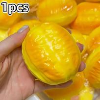 Minkšti duonos minkymo žaislai Fidget žaislai Minkšti naminiai konstravimo kaladėlės Užpildas Streso kamuoliukai Žaislai ASMR Sensorinis Antistresinis žaislas Dovana yellow