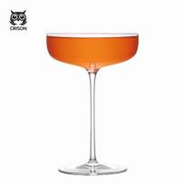 CRISON CT2702 Kristalinio Stiklo Coupe Šampano Taurė Vestuvių Šventės Kokteilių Stiklinė Skaidri Be Švino Baro Gėrimų Stiklinė 185ML orange