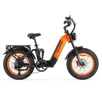 Cyrusher Kommoda 3.0 Electric Bike, Fatbike, 48V 20Ah Battery, Orange