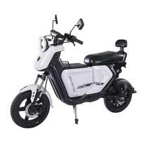 BEZIOR XIAONIU Electric Motorcycle 1500W Truck Bike, White