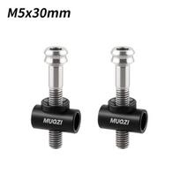 2Pcs M5*30/40MM Bike Seat Post Bolts with Washers Saddle Fixed Screws  Bicycle Repair 30mm