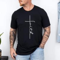 Faith Cross T-Shirt Christian T Shirt for Men Women T-Shirt XXL