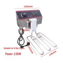 Wutuo Commercial Deep Fryer EF-6L Replacement Parts Kit gray