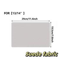 Lint Free Microfiber Laptop Keyboard Dust Cleaning Cloth Anti Scratch Reusable Wipe for Home Office Desktop PC Care A3 white