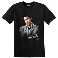 Elvis Presley T Shirt Rock And Roll Portrait Monochrome Vintage Music Fan Tee XL