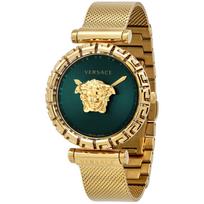 Versace Moteriškas Palazzo Empire Greca Kvarcinis Laikrodis 37mm VEDV00819 žalia