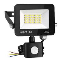 LEPRO 340013-DW-EU 20W 2000 lm 5000 K IP65 LED prožektorius su judesio jutikliu