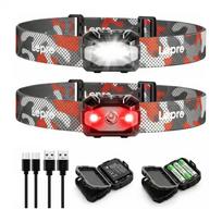 LEPRO 320023-2 USB priekinis žibintas, 2 vnt, pakuotėje
