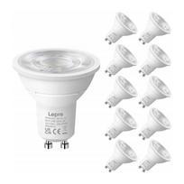 LEPRO 200082-DW-EU-10 GU10 LED lemputė, 3.6 W, 345 lm, 6500 K, 38°, E energijos klasė, 10 vnt.