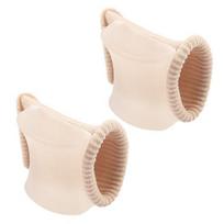 Yousheng 1/2Pcs Toe Separator Orthopedic Bunion Valgus Hammertoe Corrector Pain Relief Foot Alignment Overlapping Toe Spacer Straightener Splint 2pcs beige