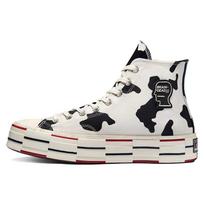 Brain Dead x Converse Chuck Taylor All Star 1970-ųjų Brain Dead bendro prekės ženklo aukštakulniai drobės batai Unisex Off-White ir juodi 36.5 white