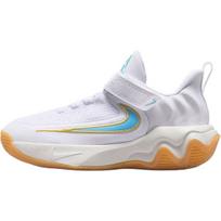 Nike Giannis Immortality 4 PS White Aquarius Blue Kids Sneakers Team-Gold IH7665-100 28 white