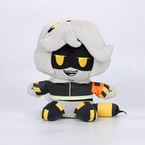 Inorganic little girl anime peripheral figurines, sleeping cat Tuanzi, cute crow plush toys white