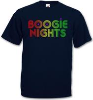 BOOGIE NIGHTS T-SHIRT - Burt Dirk Diggler Mark Movie Reynolds Wahlberg T-Shirt S brown