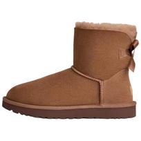 UGG Mini Bailey Bow Ii Simple Comfortable Short Snow Boots Women boots Brown 1016501-RYK 41 brown