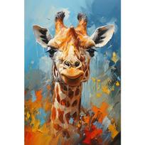 DIY 5D Giraffe Diamond Embroidery Painting Rhinestone Cross Stitch Home Decor 20x30cm brown