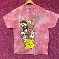 Sanrio Hello Kitty And Friends Surf Club Pink Tie Dye T-Shirt L pink