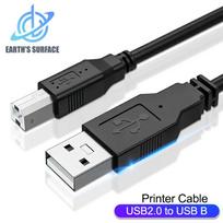 USB spausdintuvo kabelis B tipo kištukas į A tipo kištuką USB 2.0 kabelis, skirtas MacBook, HP, Canon, Epson, Dell, ZJiang etikečių spausdintuvui, USB 2.0 spausdintuvo kabelis 2m