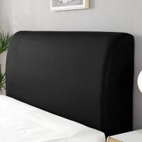 Dust Resist Bed Cover Soft Touch Headboard Cover Back Shield Elastic All Inclusive Fashionable Home Supplies Durable W120cm juoda
