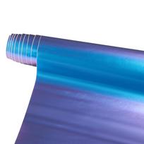 Blizgios chameleono violetinės iki mėlynos vinilo plėvelės motociklo automobilio salono stiliaus lipdukai „pasidaryk pats“ lipdukų lapas, blizgus plėvelė 152x30cm blue
