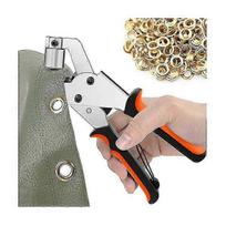 Heavy Duty 10mm Eyelet Pliers Set for Tarpaulins with 300 Eyelets, Tarp Fixing Tool