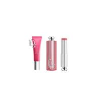 DIOR Accessory Two-piece set: Rose Glow Stick #012 6g + Glamor Lipstick #105 10ml raudona