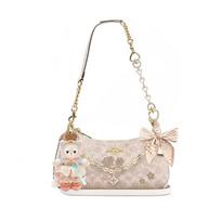 COACH shoulder bag [Customized bag] Teri 24 classic presbyopic Logo zipper closure, pendant, scarf, bow, printing Pear Blossom Season Basic Style balta