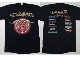 Vintage 2001 Ozzy Osbourne Ozzfest Tour Concert Rock Heavy Metal T-Shirt L gray