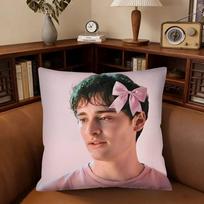 Actor Noah Schnapp Pillow Case Fashion Square Pillowcase Bedroom Sofa Room Ins Decoration Leisure 40cmx40cm