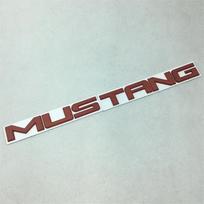 1 vnt. Metalinis Mustang automobilio kėbulo raidės lipdukas Galinės bagažinės lipdukas Dekoracija Mustang Shelby GT 350 15-18 Išorės aksesuarai raudona