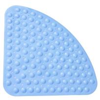 Kampinis Trikampis Sektorius Neslystantis Dušo Kilimėlis Skalbiamas Mašinoje Su Siurbimo Puodeliais Saugus Patvarus Vonios Kilimėlis Vonios Kambario Tualeto Grindims (White,53x53CM&53x53CM) balta