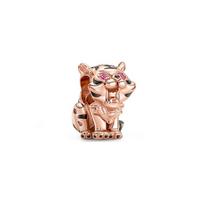 Pandora Good Luck Charm for the Year of the Tiger Women's Pendant Necklace sidabras