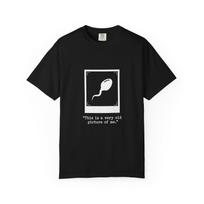 Vintage Sperm Picture T-shirt | Funny Biology Graphic Tee L