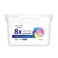 30-Pack Six-in-One Laundry Pods with Scented Beads: Softening, Stain Removal, Long-Lasting Fragrance