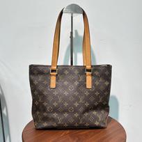 [Pre-Owned] Monogram Canvas Cabas Logo Tote Bag - Good #1YXRXFR ONE SIZE gray