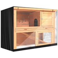 Dust Cover Poultry Cage Covers Breathable Pet Bunny Cage Rabbit Hutch Cover  Garden juoda