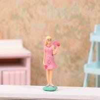 Miniatiūrinė muzikinė dėžutė Lėlės Balerina Mergaitės Figūrėlės Fėja Princesė Ornamentas Šokanti Aštuonių tonų dėžutė Dekoras Muzikinės dėžutės Priedai A7