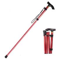Folding Cross Country Cane Quick Adjustable Locks Wading Staff Walking Sticks  Hiking Equipment