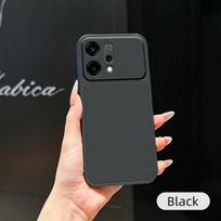 Phone Case For OPPO Reno 14 14F 13 13F 11 12 12F 11F 10 Pro Plus Coque Candy PU Lambskin Camera Protection Soft Back Cover OPPO Reno14 Pro juoda
