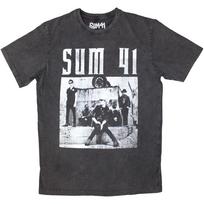 Sum 41 Marškinėliai Dėžutė Nuotrauka Rokenrolas Oficialūs Akmens Plauti Anglies Spalvos Nauji Unisex Marškinėliai XXXL gray