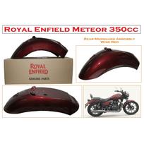 Royal Enfield Stellar  Meteor 350 Rear Mudguard Assembly Wine Red