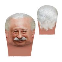 Trendy Double-sided Printing 3D Full Face Mask Headgear Funny Balaclava Hood Party Props Sunscreen Riding Scarf
