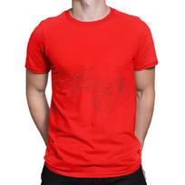 Ferguson tractor Graphic Funny 100 Cotton TShirt Massey Ferguson Tees Tops For Unisex S red