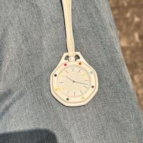 2026 Royal Color Pocket Watch: Unisex Pendant & Dopamine Student Accessory beige