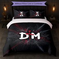 Depeche Mode Print 3Pcs Bedding Set Duvet Cover With Two Pillowcases Soft Bed Linen For Household Bedroom 135cm*200cm