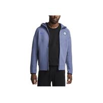 Nike Inter Milan Tech Fleece Windrunner striukė su siuvinėtu logotipu Vyriška striukė Diffused-Blue Black Lyon-Blue FV6666-491 XL gray