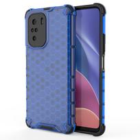 Korio rašto dėklas Xiaomi Redmi K40 / Poco F3 – mėlynas