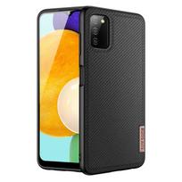 Dux Ducis Fino nailoninis dėklas Samsung Galaxy A03s – juodas