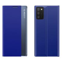 Sleep dėklas su stovu Samsung Galaxy A03s – mėlynas